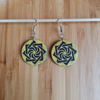 Կաշվե ականջօղ le25004