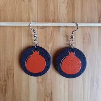 Կաշվե ականջօղ le25011