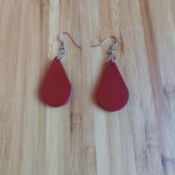 Կաշվե ականջօղ le25029